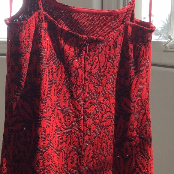 St John Knit sparkling Red Dress - Picture 13 of 14
